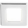 Hella EuroLED 75 Square Down Light in Chrome (12V / Cool White)