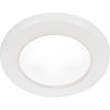 Hella EuroLED 75 Recess Mount Light with White Rim (White / 12V)
