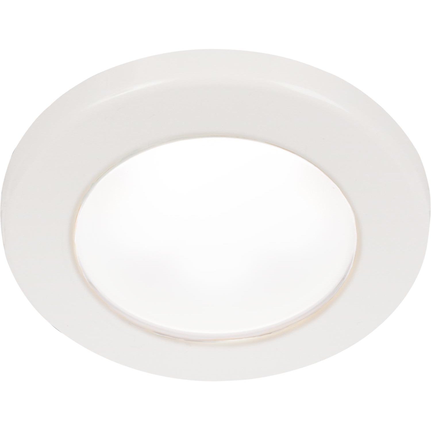 Hella EuroLED 75 Recess Mount Light with White Rim (White / 12V)