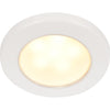 Hella EuroLED 75 Recess Mount Light with White Rim (Warm White / 24V)