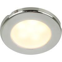 Hella EuroLED 75 Light with Stainless Steel Rim (Warm White / 24V)