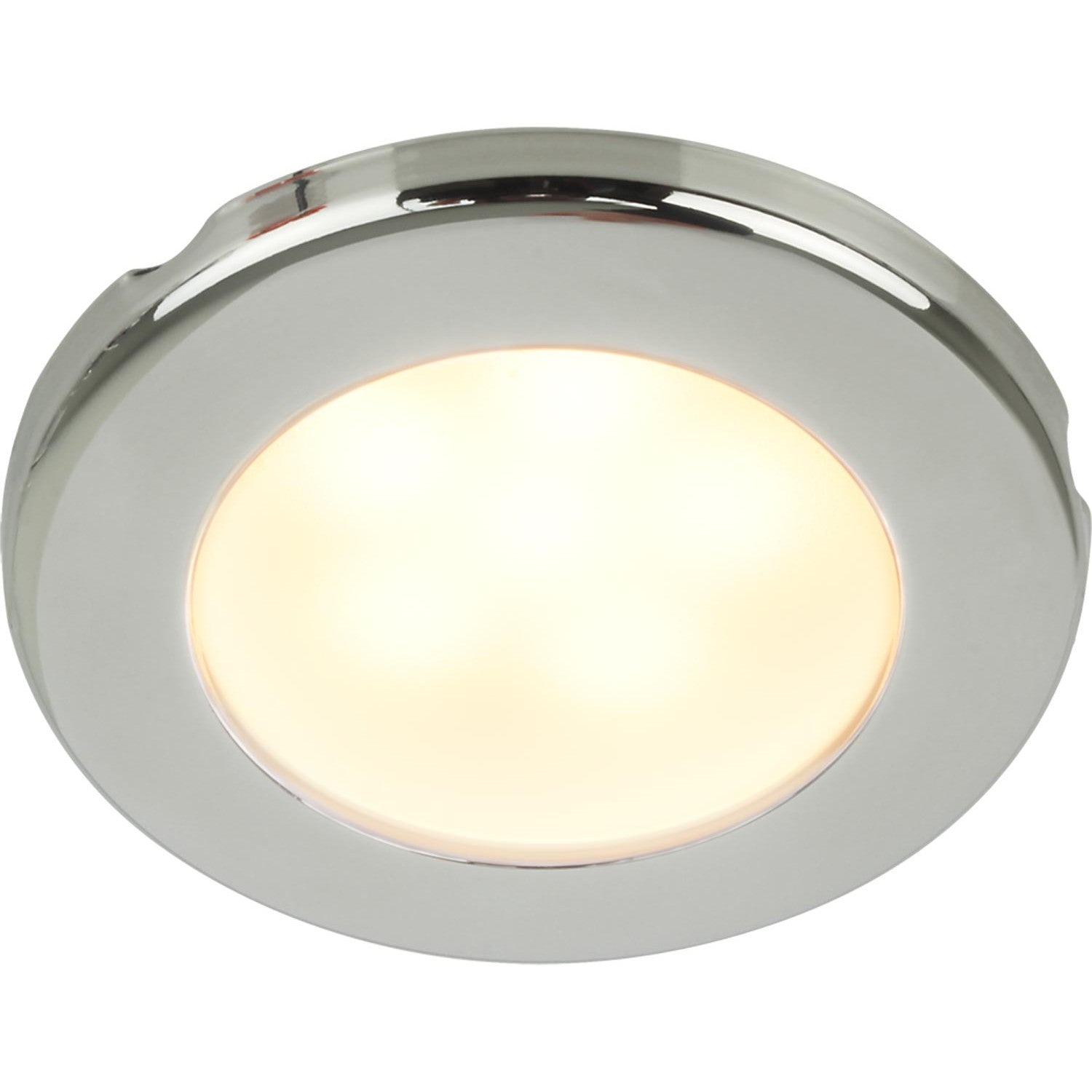Hella EuroLED 75 Light with Stainless Steel Rim (Warm White / 24V)