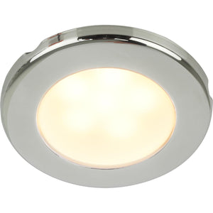 Hella EuroLED 75 Light with Stainless Steel Rim (Warm White / 24V)