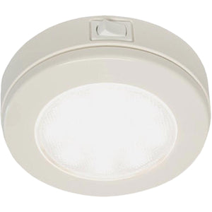 Hella EuroLED 115 Surface Light with White Rim (Daylight White)