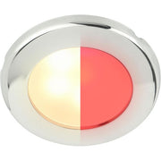 Hella EuroLED 75 Low Profile Round Light (SS Case / Warm White + Red)