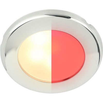 Hella EuroLED 75 Low Profile Round Light (SS Case / Warm White + Red)