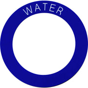 Water Filler Label (130mm OD / 93mm ID)