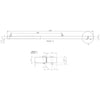 Osculati Flagpole in Stainless Steel with End Ball (610mm)