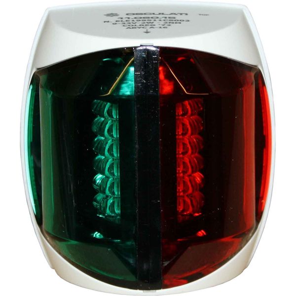 Osculati Bicolour LED Navigation Light (White Case / 12V & 24V) 731675 11.060.15