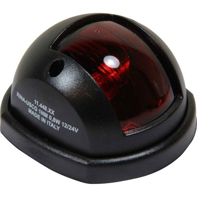 Osculati Port Red LED Navigation Light (Black Case / 12V) 731701 11.448.01