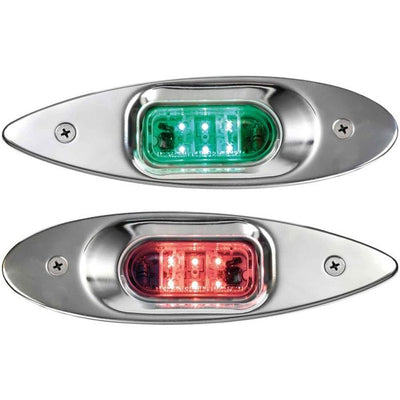 Eye LED Navigation Docking Lights (Stainless Steel / 12V) 731740 11.043.24