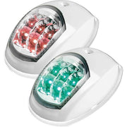 LED Starboard & Port Navigation Lights (White Case / 12V) 731850 11.039.01