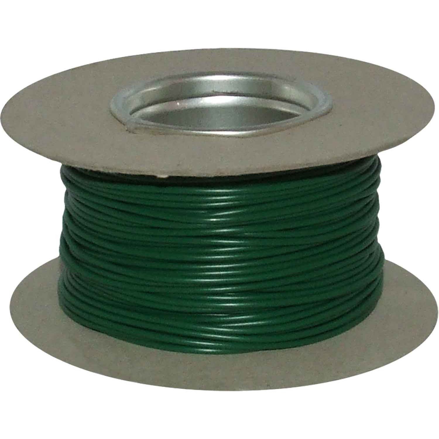 AMC 1 Core TW Cable 21/0.30 1.5mm2 100m Green