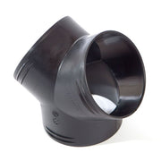 Whale Air Duct Fitting Equal 'Y' Piece 90mm x 90mm x 90mm Black
