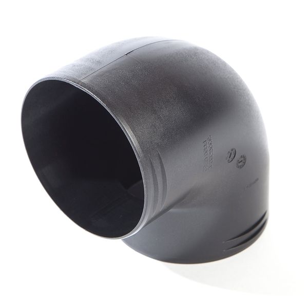 Whale Air Duct Fitting Equal Elbow 90mm x 90mm Black