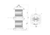 AquaSignal Series 70M Double Lens Stern Light without Bulb