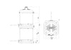 AquaSignal Series 70M Double Lens Stern Light without Bulb