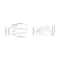 SEAFLO Float Switch  02 Series : Max 18A Used For Non-Auto Bilge Pump With Flow Rate Between 350-3000 gph