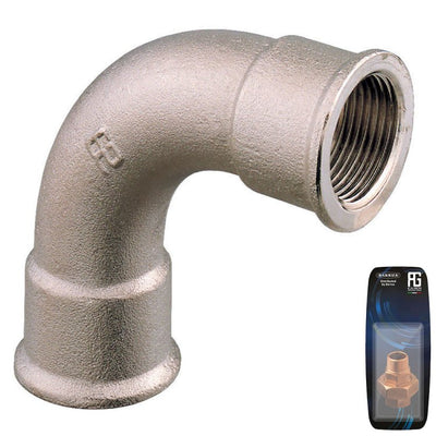 Guidi Nickel Plated Bend 90 F/F 1In1/2
