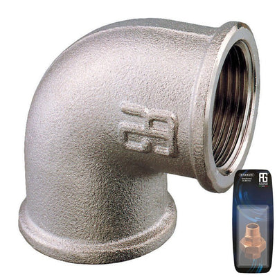 Guidi Nickel Plated Elbow 90 F/F 1/2In