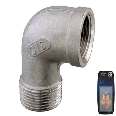 Guidi Stainless Steel Elbow 90 M / Fais316 1In1/4