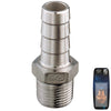 Guidi Stainless Steel Hse Conn M 3/8Inx12