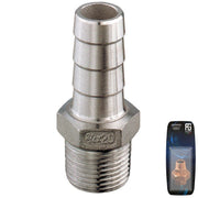 Guidi Stainless Steel Hse Conn M 3/4Inx25