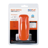 SEAFLO Float Switch  02 Series : Max 18A Used For Non-Auto Bilge Pump With Flow Rate Between 350-3000 gph