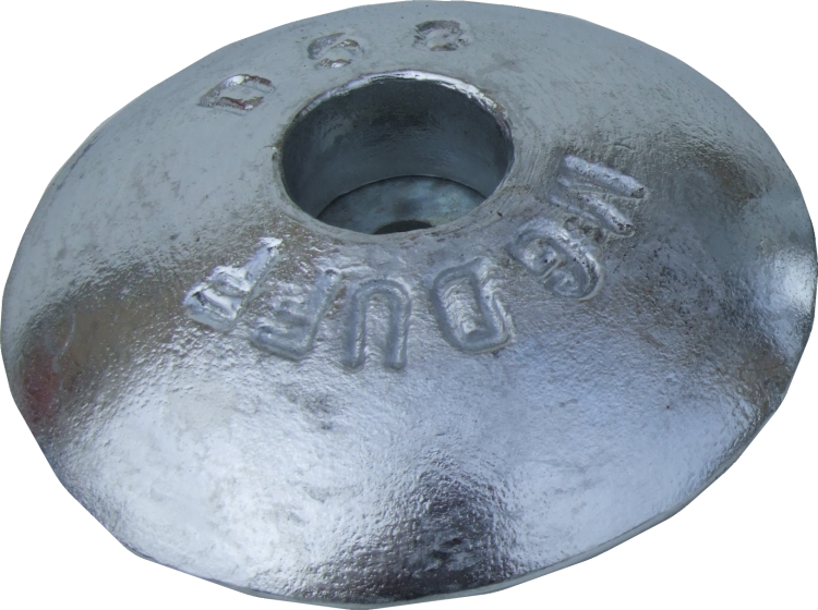 MG Duff ZD58X Zinc Hull Anode