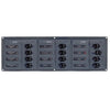 BEP Circuit Breaker Panel DC 12V 12X Single Pole 3 x 5A 4 x 10A 4 x 15A 1 x 25A