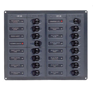 BEP Circuit Breaker Panel DC 12V 8X Double Pole