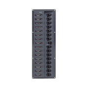 BEP Circuit Breaker Panel DC 12V 16X Single Pole 4 x 5A 5 x 10A 5 x 15A 1 x 20A 1 x 25A Vertical