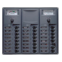 BEP CBrkr Pnl DC 24V W/Analog VoltMeter & Ammeter