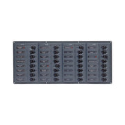 BEP Circuit Breaker Panel DC 12V 32X Single Pole 7 x 5A 11 x 10A 11 x 15A 1 x 20A 1 x 25A 1 x 30A Horizontal