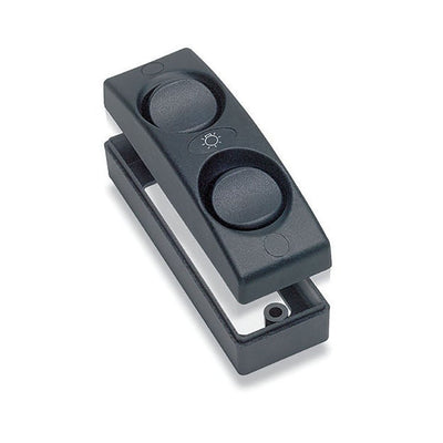 BEP Switch Contour 1100 Interior Series DC 12V 2XOn-Off OR On-On 10A Black