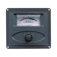 BEP Analog DC VoltMeter Panel Mount Up To 3 Inputs 16-32V DC