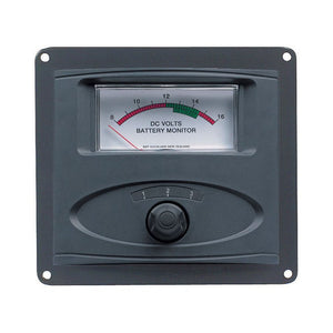 BEP Analog DC VoltMeter Panel Mount Up To 3 Inputs 16-32V DC