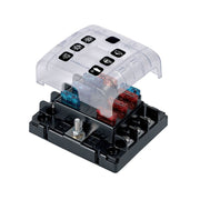 BEP Bus Bar 6X ATC Screw Terminals & 1X 5 mm Input Stud - Bulk Pack Qty 24