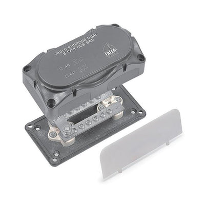 BEP Bus Bar Single 4X 6 mm Input Stud 150A With Covers