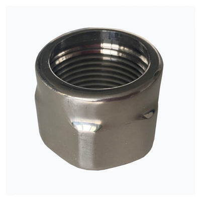 Glomex Stainless Steel 1In BSP Top Ferrule with O-Ring
