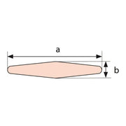 Talamex Sail Batten 30 mm X 3 mm 2M