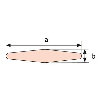 Talamex Sail Batten 30 mm X 3 mm 2M