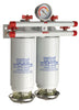 VETUS water separator/fuel filter, double, 10-micron, max. 800l/h