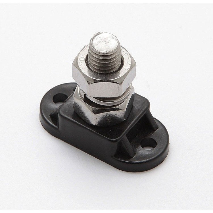 BEP Insulated Studs Single 1 x 8 mm Negative Black - Bulk Pack Qty 1