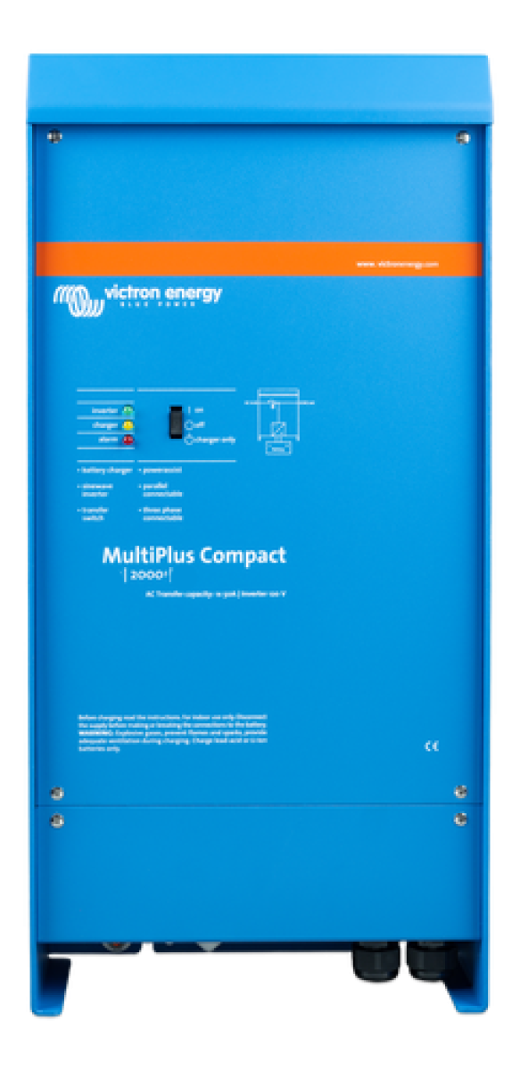Victron Phoenix Sine wave multi plus. 24 volt 2000va compact inverter with 50 amp charger **120v**