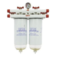 VETUS Water separator/fuel filter, Double, 10-micron, max