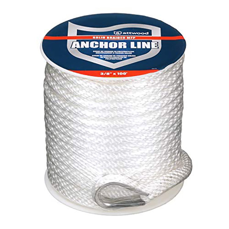 Attwood 3/8 x 100 Solid Braided Mfp