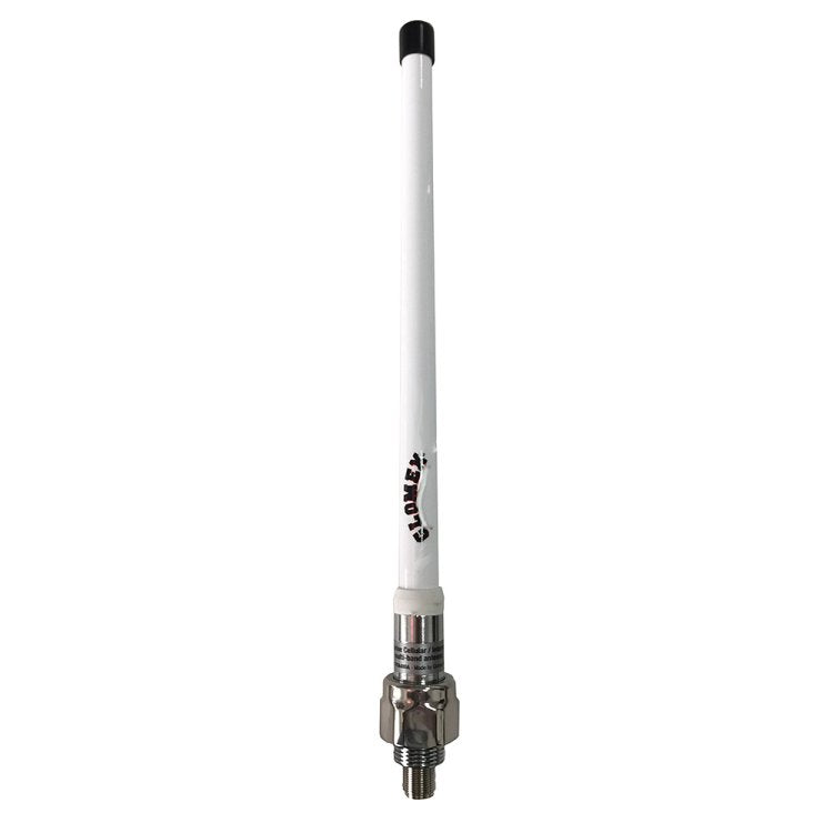 White Fibreglass Antenna With Male Terminator