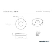 4in Base Wedge Washer Pack