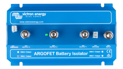 Battery Isolating Splitter - FET Based - 100A - 3 Outputs